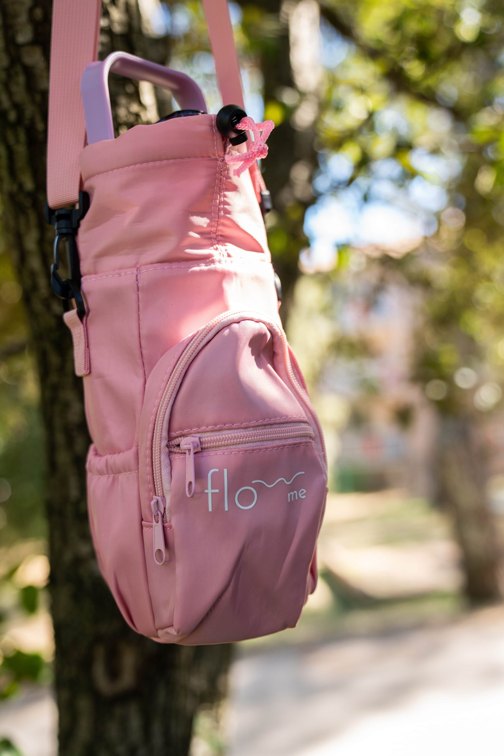 Porte Gourde Thermos Flow Me rose